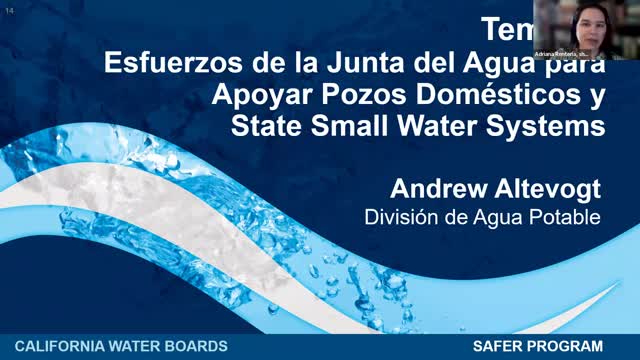 State Water Board asks advisory group how to scale support for domestic wells and state small systems