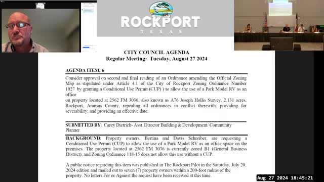 Council postpones decision on conditional-use permit for park-model RV after neighbor objections