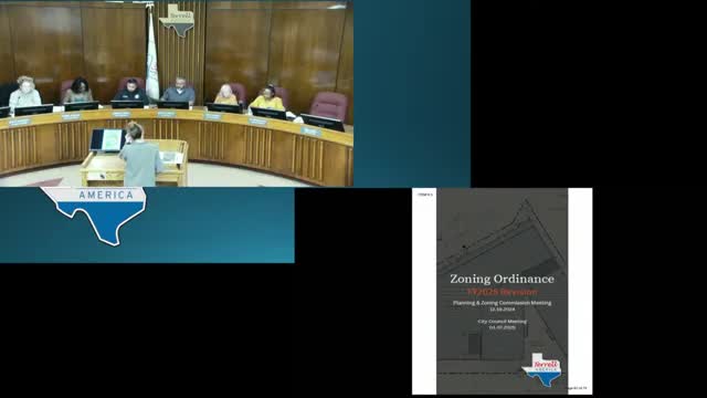 Terrell planners recommend 1,300-square-foot minimum for infill in SF-6 and allow rear carports