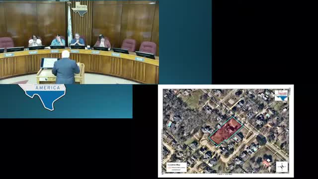 Terrell ZBA approves variance for two-car carport at 723 Griffith Avenue