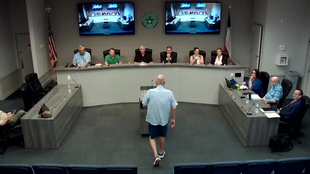 Resident urges Hollywood Park to consider impervious‑cover stormwater fee, cites Clean Water Act and MS4 obligations