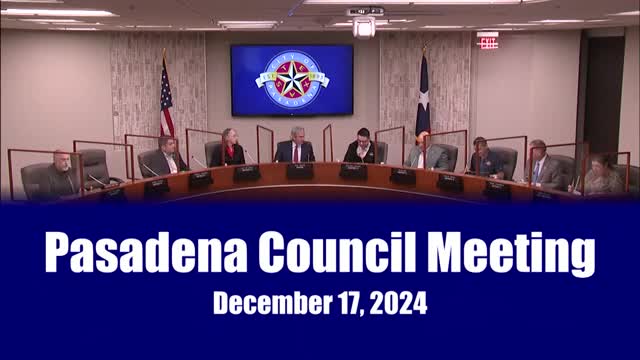 Pasadena council approves multiple ordinances, amends three professional-service agreements and accepts donations