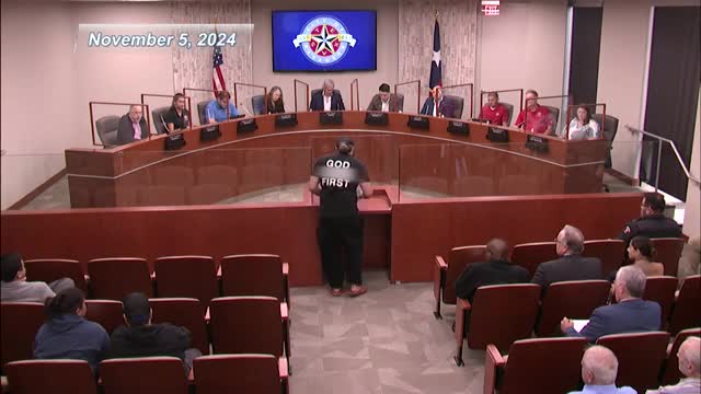 Resident criticizes proposed police annex and fire station spending, urges spending priorities and signals political challenge