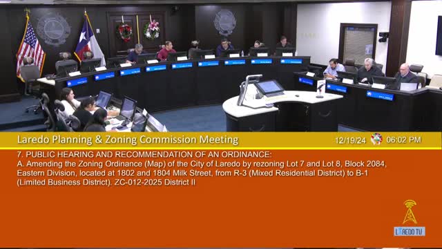 Planning commission backs rezoning and three-year conditional permit for Milk Street auto shop