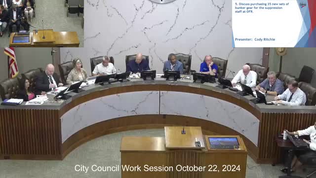 Odessa Fire Rescue requests purchase of 35 replacement sets of bunker gear