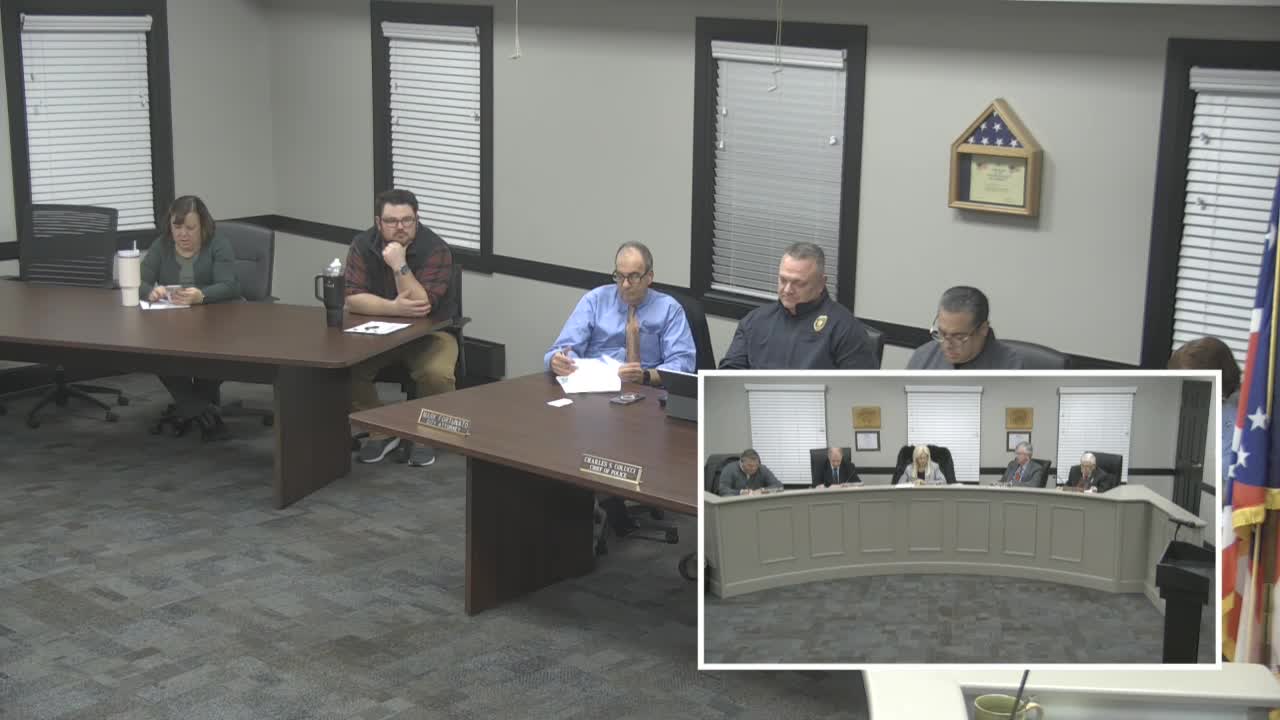 Council approves reading by title and annual standing acting-manager appointment