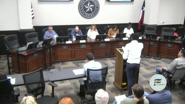 Forney Planning Commission approves Wayfarer at Forney final plat despite residents' objections over drainage, services and density