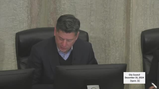 Council introduces ordinance to align capital improvements plan schedule with state law; public hearing set for Jan. 14