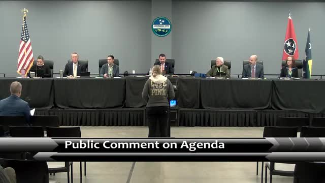 Resident urges commission to reconsider proximity of "Heidi's Hope" affordable housing near Watauga Road