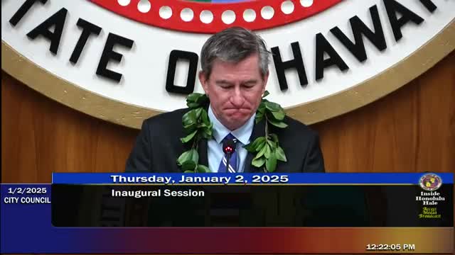 Honolulu City Council adopts Resolution 24-298, elects council officers