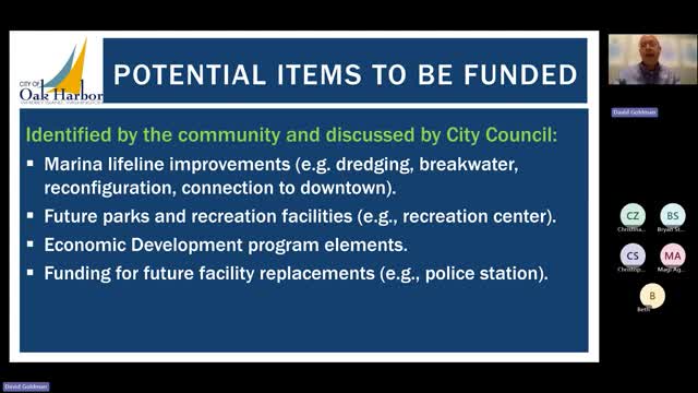 Oak Harbor staff outlines three business-and-occupation tax options to fund marina, parks and public safety