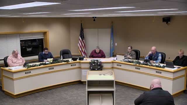 City engineer reviews 2024 projects: wastewater under budget, downtown streetscape delayed, solid‑waste transfer station faces wind‑damage delays