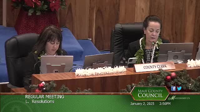 Maui County Council re-elects Alice Lee as chair, adopts rule changes requiring evening local public hearings