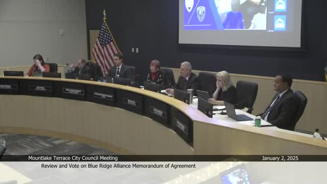 Mountlake Terrace council authorizes police to use BlueBridge Alliance cards for short-term aid