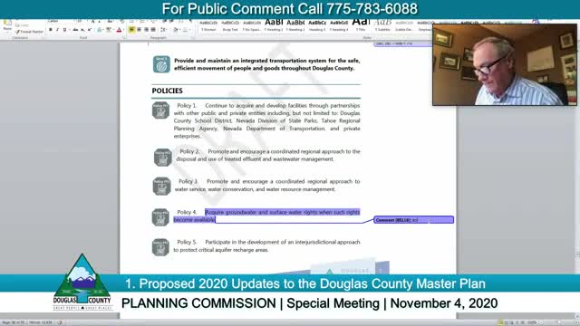 Douglas County planning commissioners delete draft policy on county acquisition of water rights after heated debate