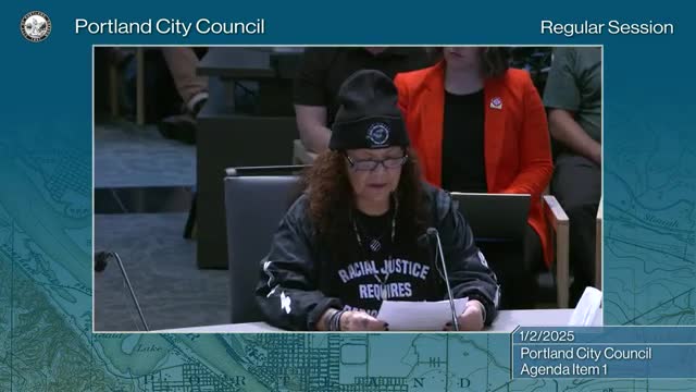 Tribal member demands Portland city accountability and justice for marginalized communities