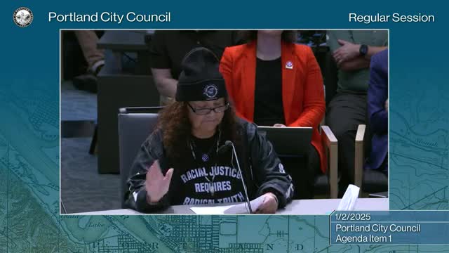 Portland Copwatch urges city council to prioritize anti-racism and police accountability