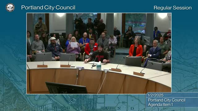 Activist Matt Levine urges Portland City Council to embrace radical change for equity and justice