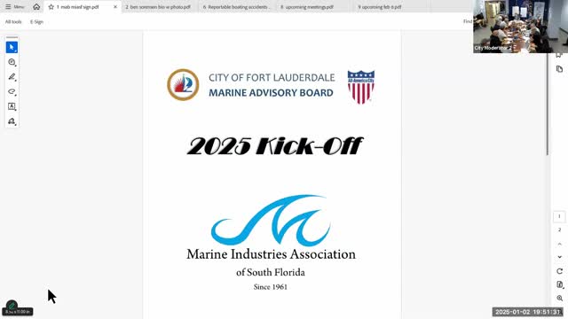 Board approves dock waiver for 1180 N. Federal Highway; vote recorded 12–0 with 1 absent