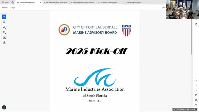 Fort Lauderdale stakeholders set 2025 priorities: water quality, navigation safety and infrastructure funding