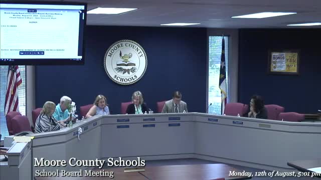 Votes at a glance: Moore County Board of Education — Aug. 12, 2019