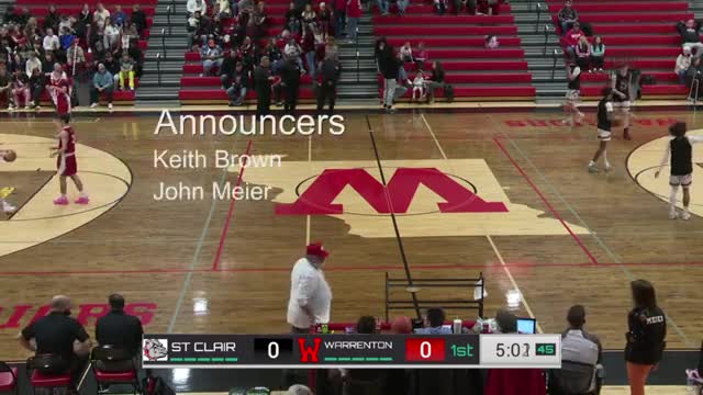 Warrenton uses pressure defense to beat Saint Clair 65-41