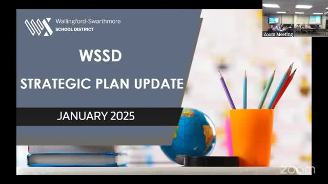 Wallingford-Swarthmore committee reviews 2025 strategic-plan progress; equity policy, curriculum and capital plan highlighted