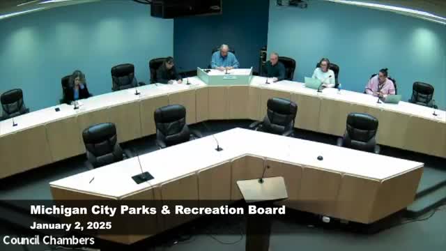 Michigan City parks board approves 2025 vendor MOUs, muni band schedule and donations; tables zoo MOU