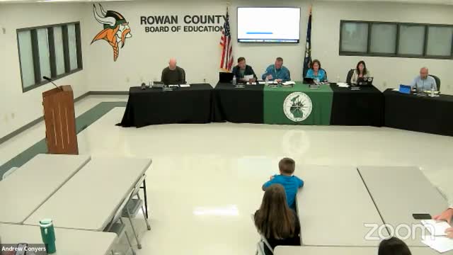 Rowan County school board approves 2024–25 working budget, KISTA bus participation and multiple construction payments