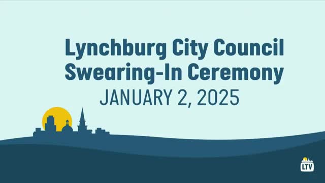 Four sworn in to Lynchburg City Council at brief ceremony