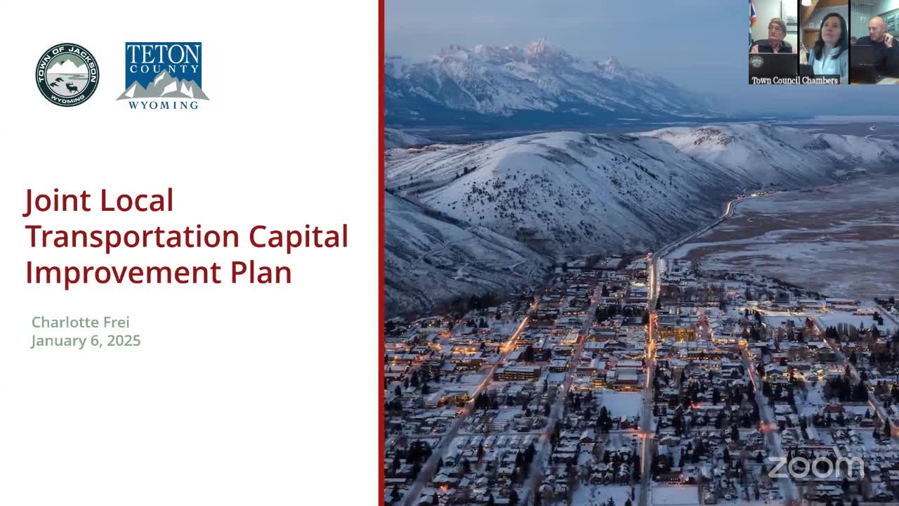 Council and County approve joint transportation capital improvement plan; staff to prioritize top 10 projects