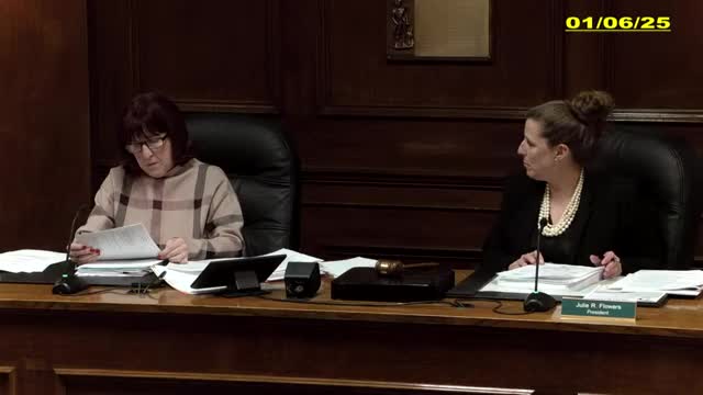 Council holds hearing and advances $128,500 transfer to cover police superior officers' contract