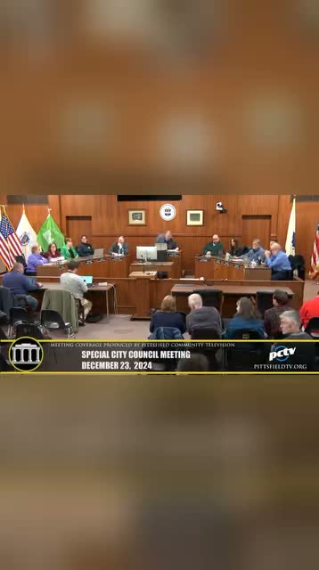 Resident told comments on Pittsfield City’s new surveillance ordinance ‘are not for tonight’