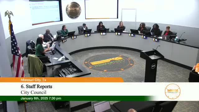 Council approves consent agenda including reservoir dredging and land purchase for Mustang Bayou expansion