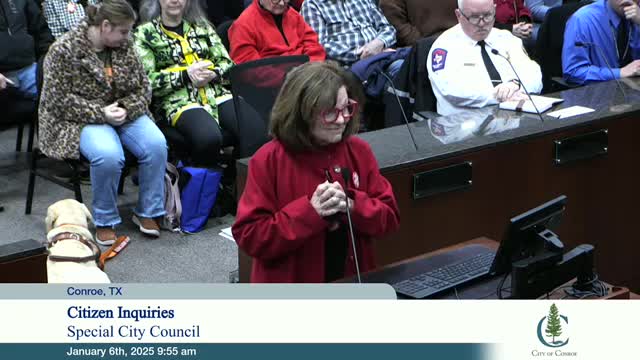 Conroe council narrows public-comment scope, amends rules of procedure amid public objections