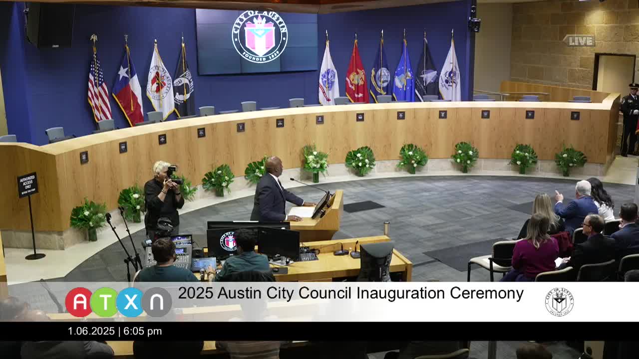 Austin leaders sworn in; mayor urges pragmatic governing