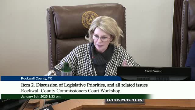 Officials discuss preserving Rock Wall landmark, state park and open‑space priorities