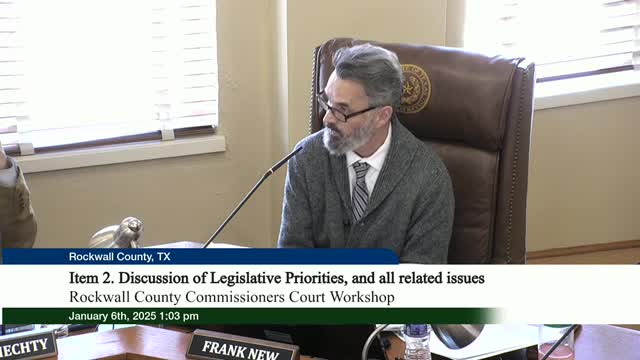 Rockwall County officials press for MUD reform and stronger local control in Austin