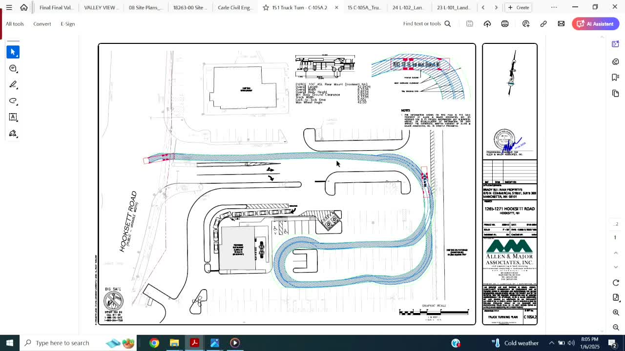 REM Central presents Dunkin' site plan at Hooksett Road; board accepts jurisdiction and begins technical review