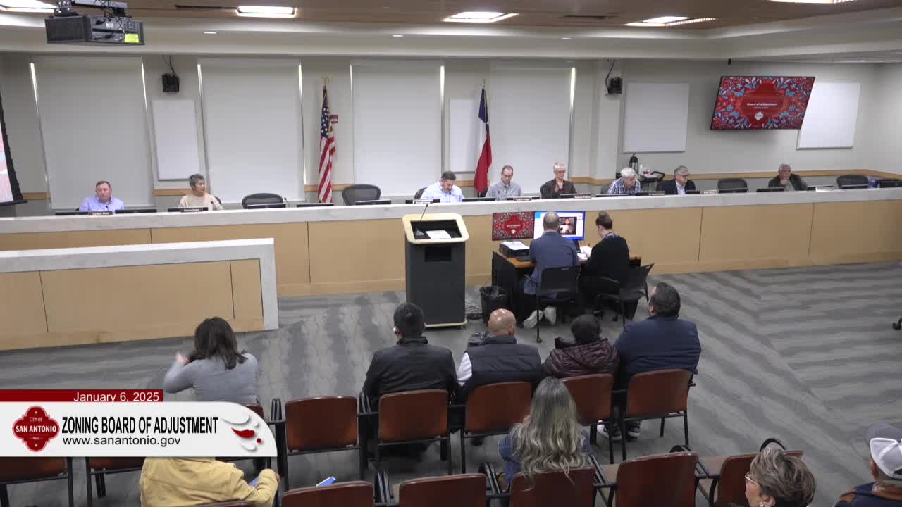 San Antonio Board of Adjustment hears multiple variance requests; several approved, several denied or continued