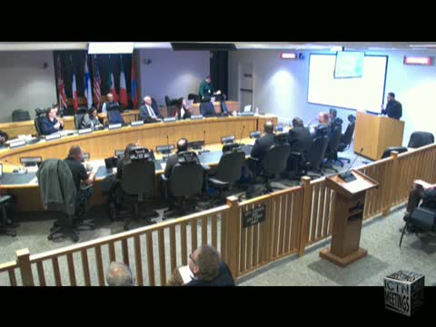 Staff supports rezoning at 1500 N. Loop 12 for Briggs Equipment to allow equipment sales and rental with variances tied to existing encroachment