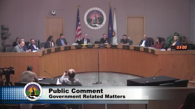 Resident raises concerns about city phone system and affidavit disclosure for promoted officers