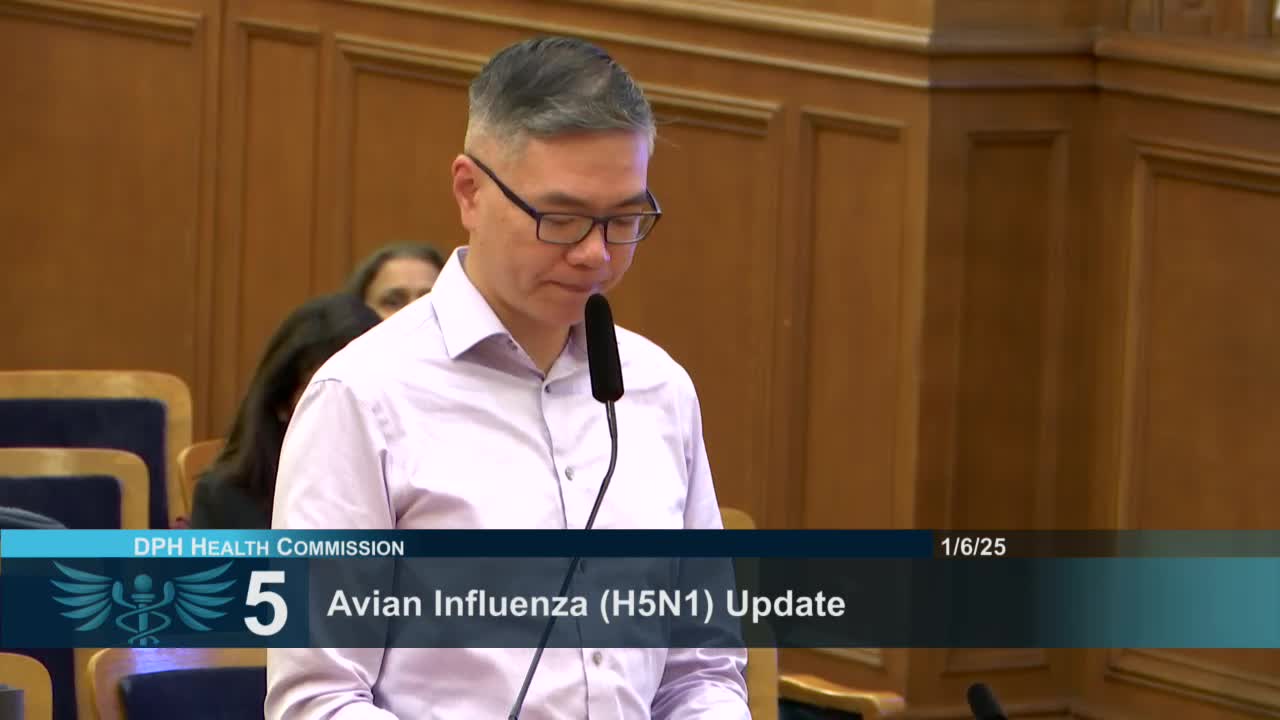 San Francisco health officials say H5N1 risk to general public remains low but monitoring continues