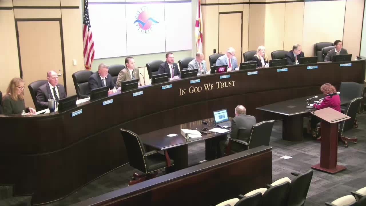 Bay County commissioners approve consent agenda including FY2025 budget amendment and three-year HVAC maintenance contract
