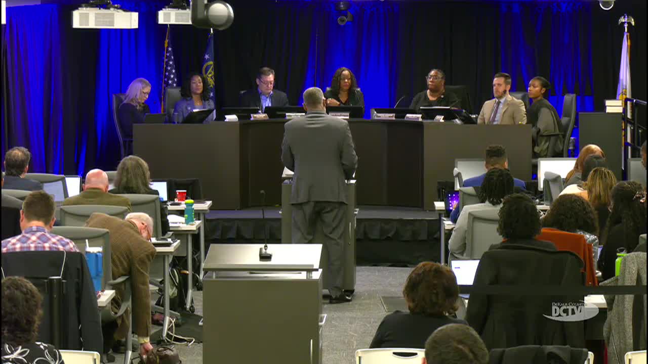 DeKalb board routes agenda items to committees, adds walk-ons including $35,000 for Hagar House and a MARTA sublease