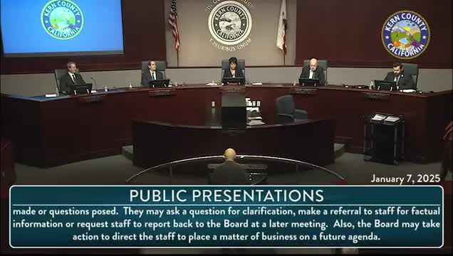 Sierra Club and CSUB speakers press Kern County to address park maintenance and riverbank erosion; county outlines app and signage rollout