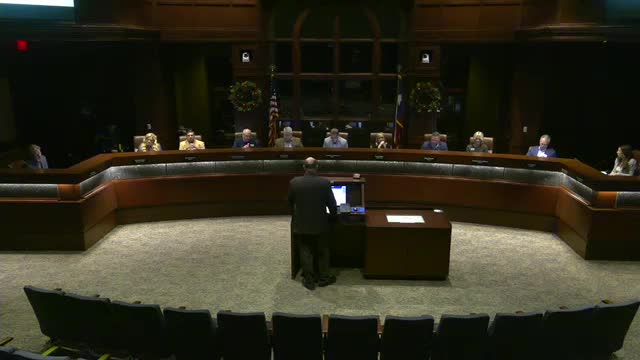 Colleyville staff proposes standardizing building-permit fees and adopting 2024 ICC codes; first readings scheduled