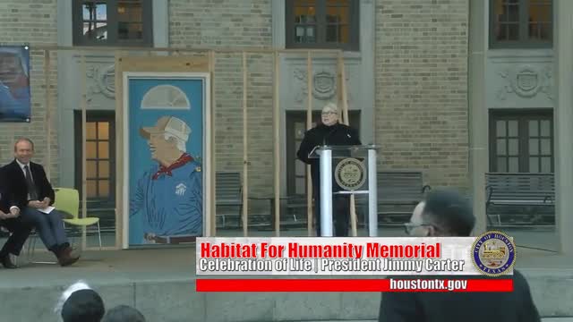 Houston Habitat, city leaders honor Jimmy Carter and highlight his work on affordable housing