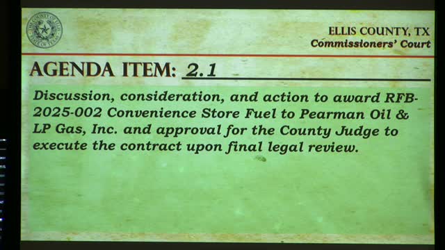 Ellis County approves multiple procurement items including jail HVAC, network equipment and purchase of two work trucks