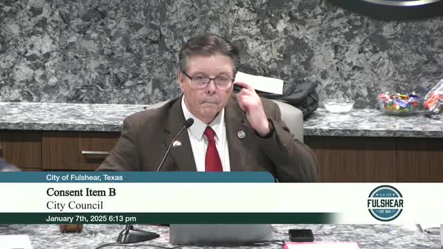 Council approves blanket easement for CenterPoint at Water Plant 1; dedicated easement to follow